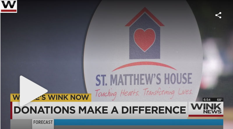 St. Matthew's House WINK News Story Nick